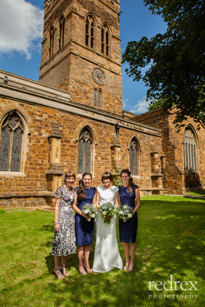 Formal Wedding Photo, St Giles Church Northampton
