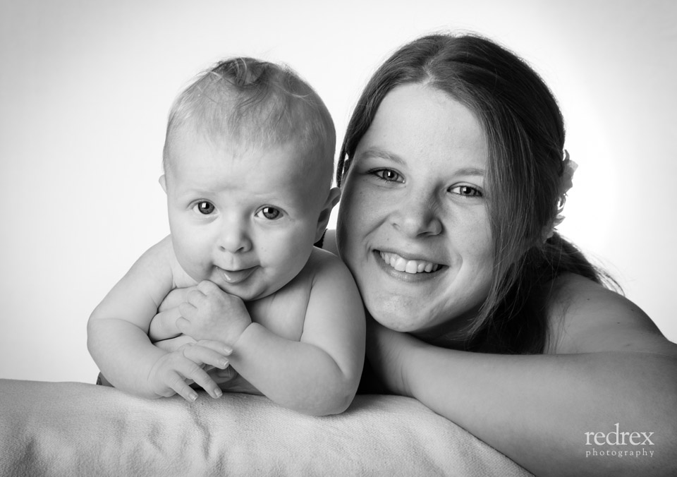Baby Joshua with Mum Portrait